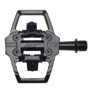 HT T2-SX BMX pedaalid Stealth Black värvitoonis